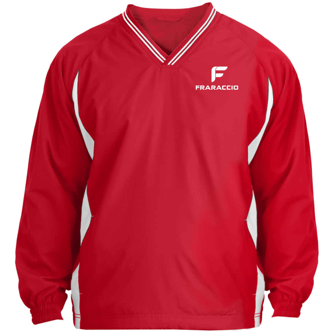 JST62 Tipped V-Neck Wind Shirt