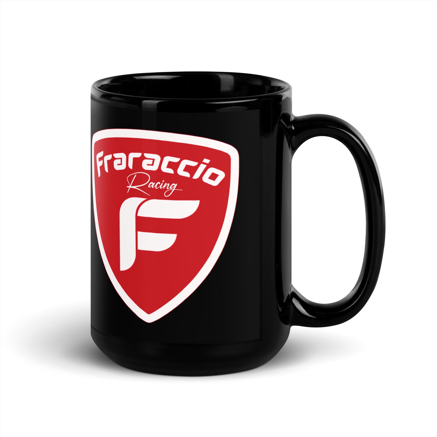 Fraraccio Racing Black Glossy Mug