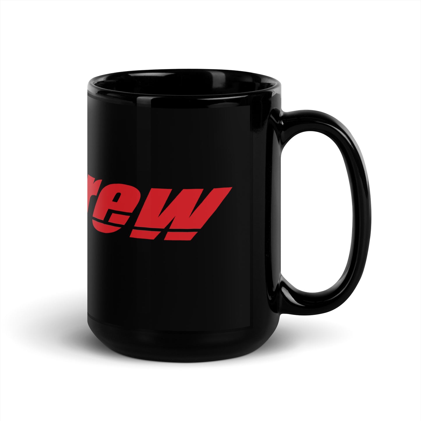 iPitCrew Black Glossy Mug