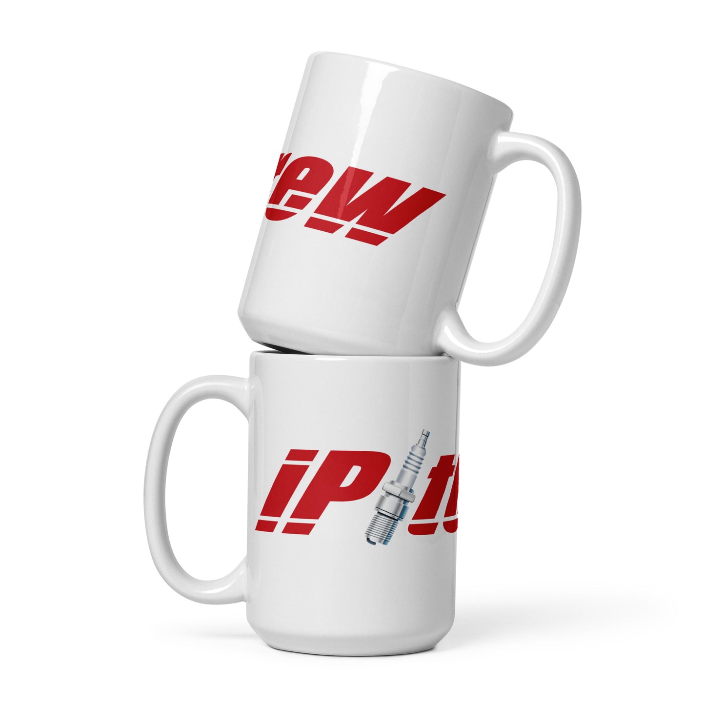 iPitCrew White glossy mug