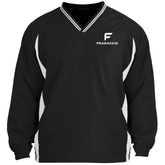 JST62 Tipped V-Neck Wind Shirt