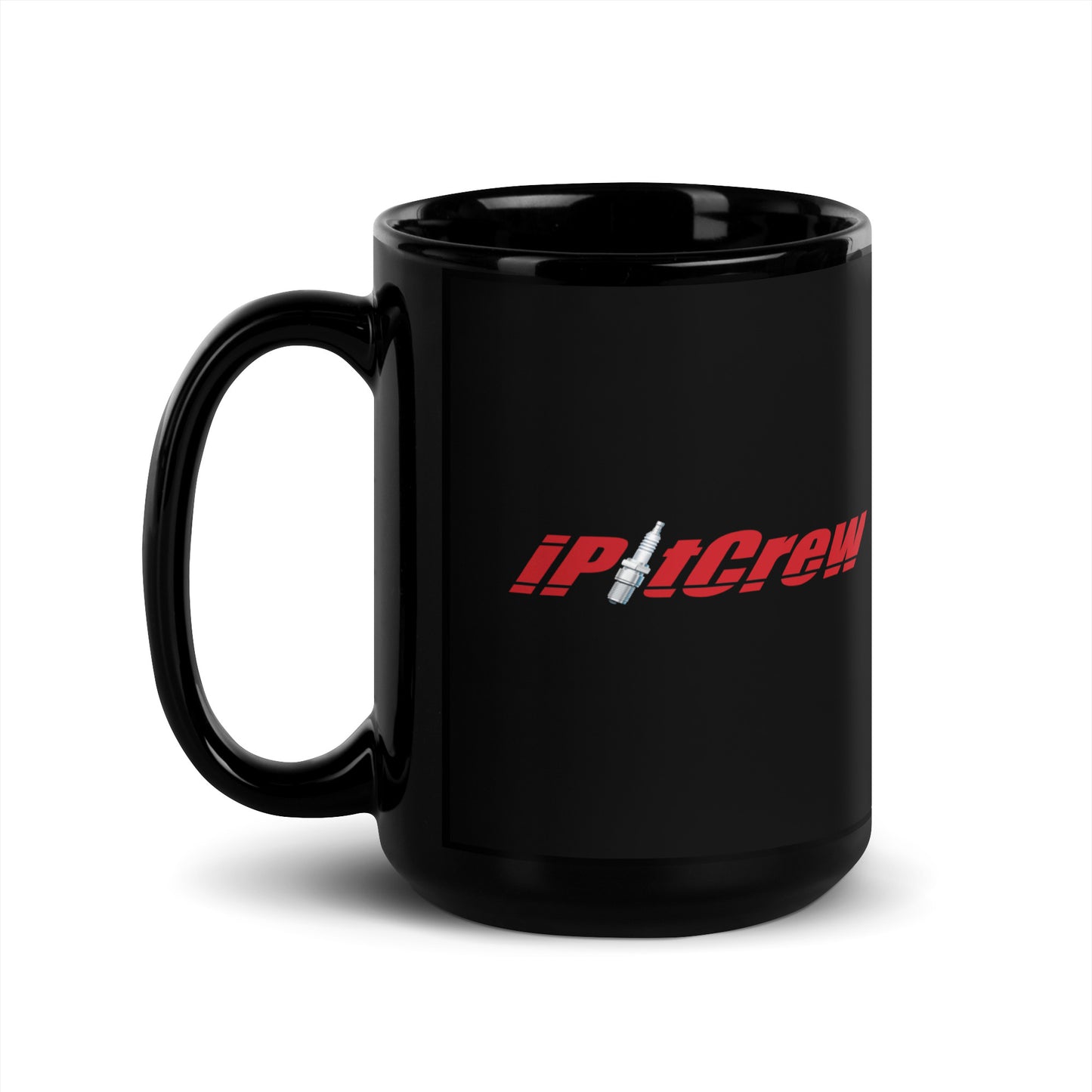 iPitCrew Black Glossy Mug