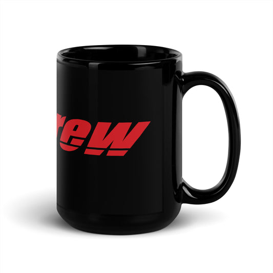 iPitCrew Black Glossy Mug