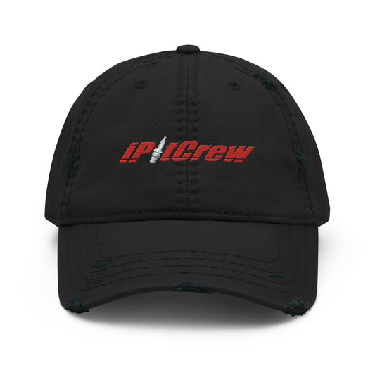 iPitCrew Distressed Dad Hat