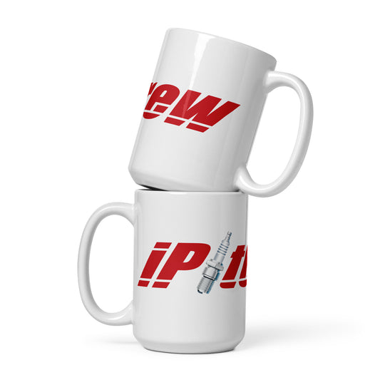 iPitCrew White glossy mug